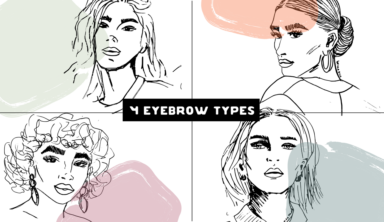 Die 4 Augenbrauen Typen